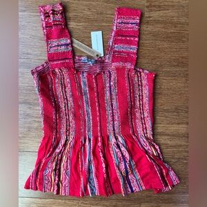 NEW WITH TAGS! Anthropologie smocked tank top - size XS